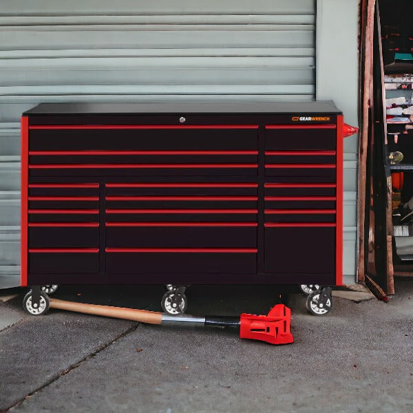 Master Mechanic's Deluxe Workshop: 20-Drawer Rolling Cabinet with Top Chest and Comprehensive 990-Tool Kit