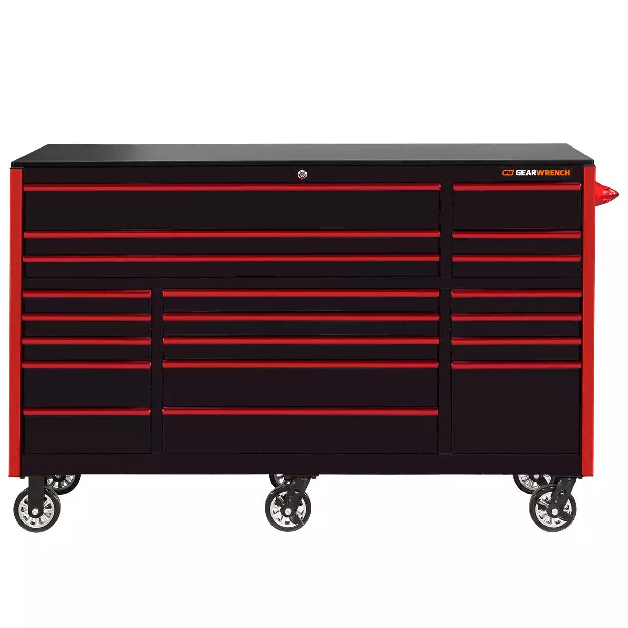 EXTREME TOOLS 20-DRAWER ROLLER CABINET WITH 990 TOOLS AND TOP CABINET