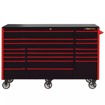 Mechanic's Deluxe Workshop: 20-Drawer Rolling Cabinet with Top Chest and Comprehensive 990-Tool Kit