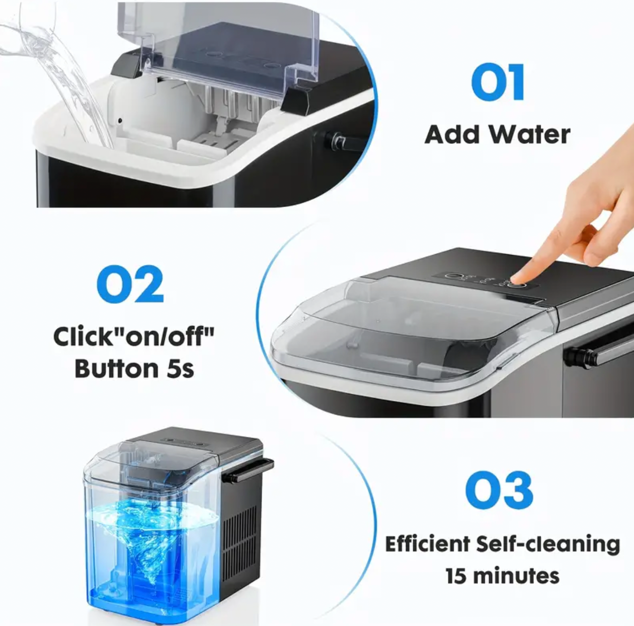 Portable Countertop Ice Maker