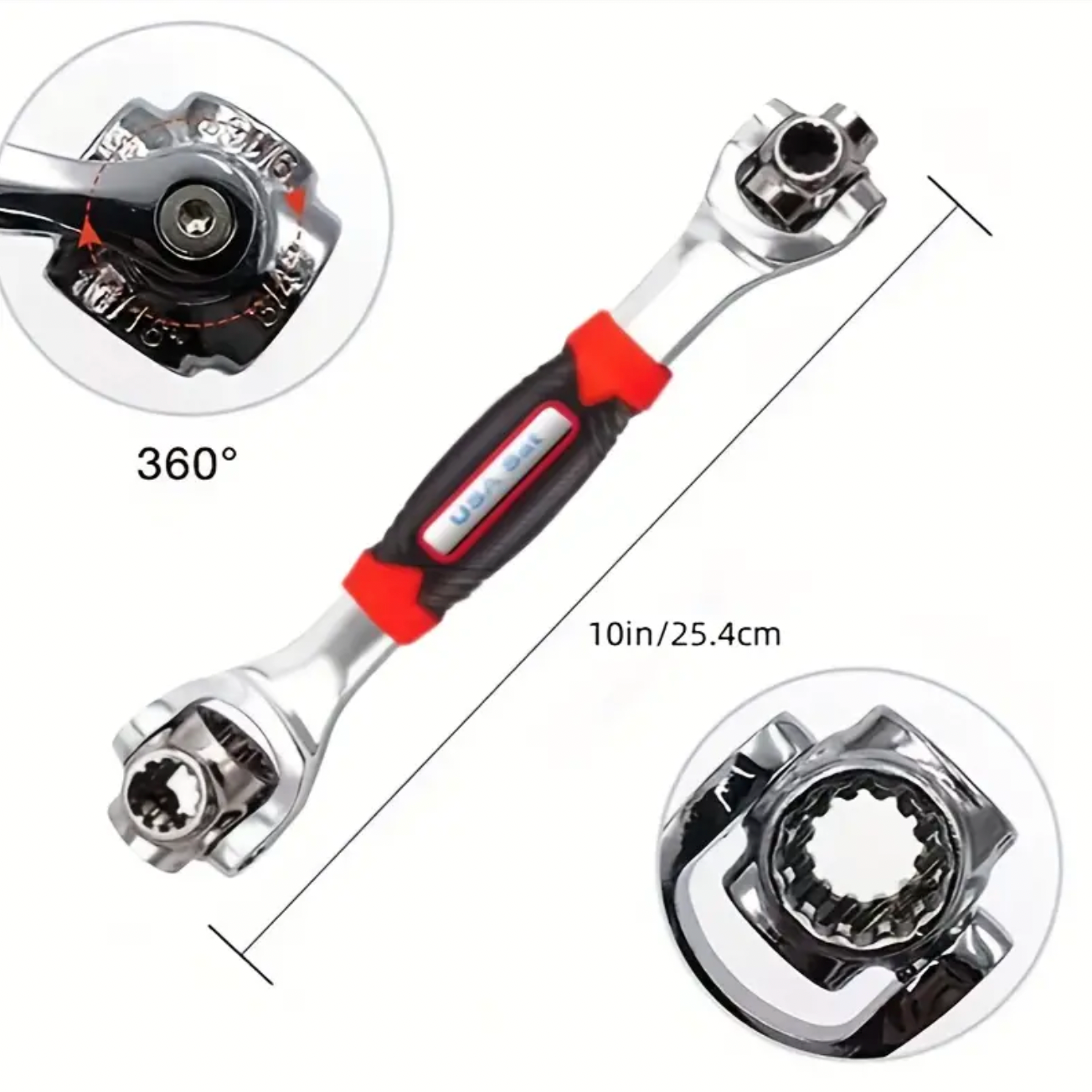 52-in-1 Multi-Function Socket Adjustable Wrench