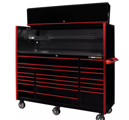 Mechanic's Deluxe Workshop: 20-Drawer Rolling Cabinet with Top Chest and Comprehensive 990-Tool Kit