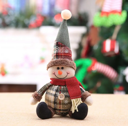 Snowman Doll: Festive Christmas Home Table Decoration