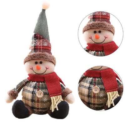 Snowman Doll: Festive Christmas Home Table Decoration