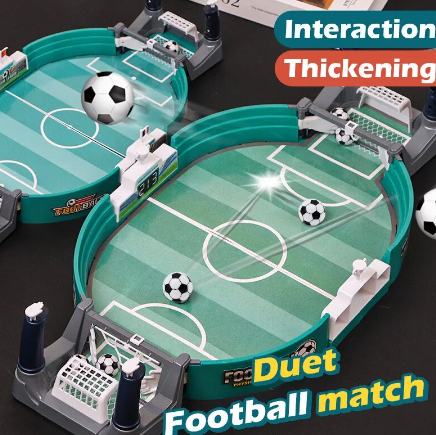 Image of an engaging Interactive Football Board Game set, perfect for family fun and suitable for both kids and adults. This soccer-themed game encourages hand-eye coordination, logical thinking, and social interaction. Crafted from premium, safe, and non-toxic materials, it's an ideal choice for parties, Christmas gifts, birthdays, and competitive indoor play.