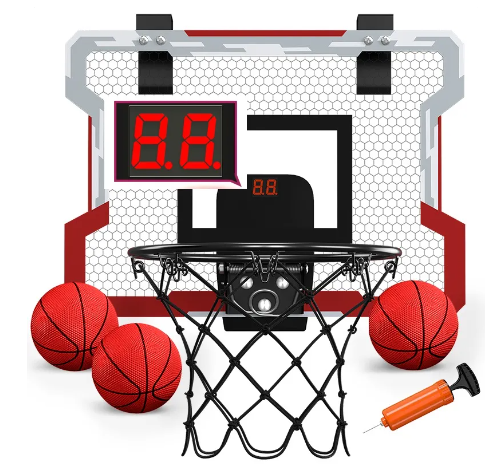 Outdoor Basketball Hoop for Kids Indoor Basketball Hoops - With Scoreboard